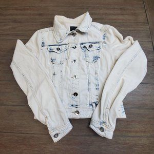 Forever 21 denim jacket size S light blue color